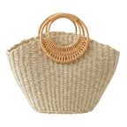 Woven Bucket Beach Bag