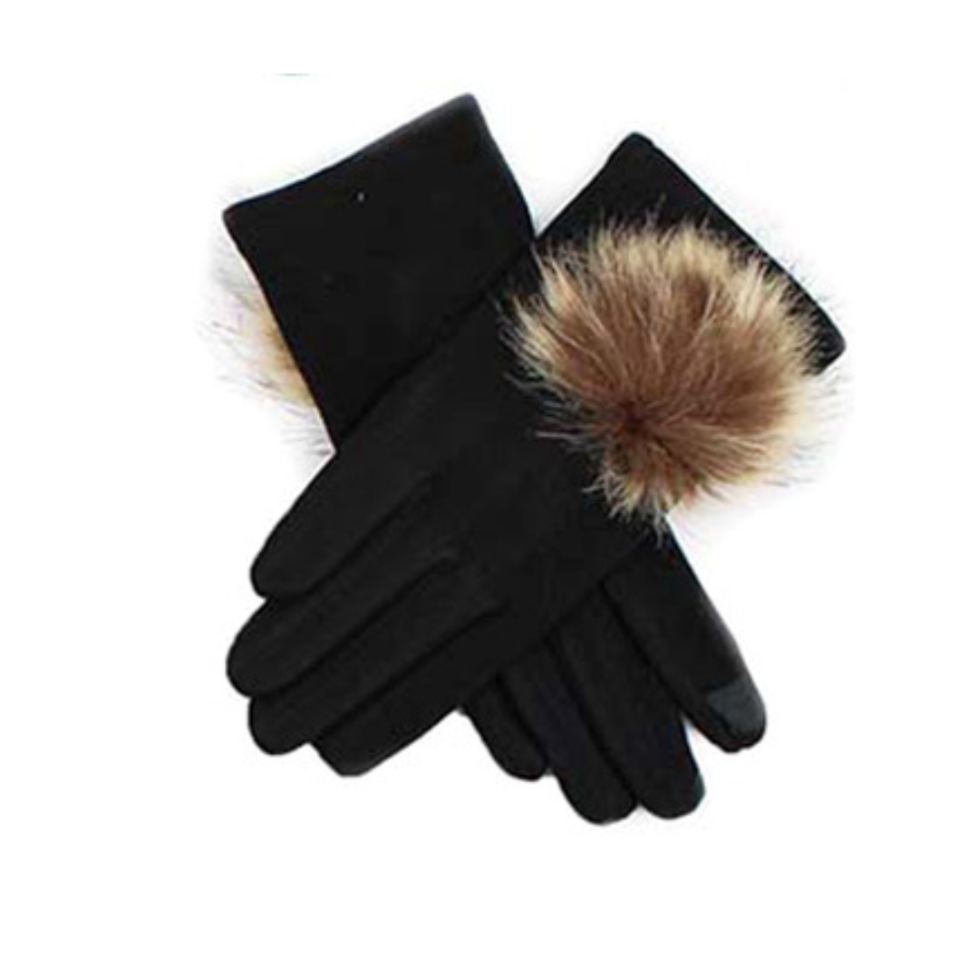 Touchscreen Pom Pom Gloves