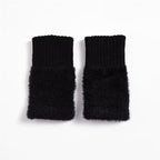 Furry Fingerless Handwarmer Gloves