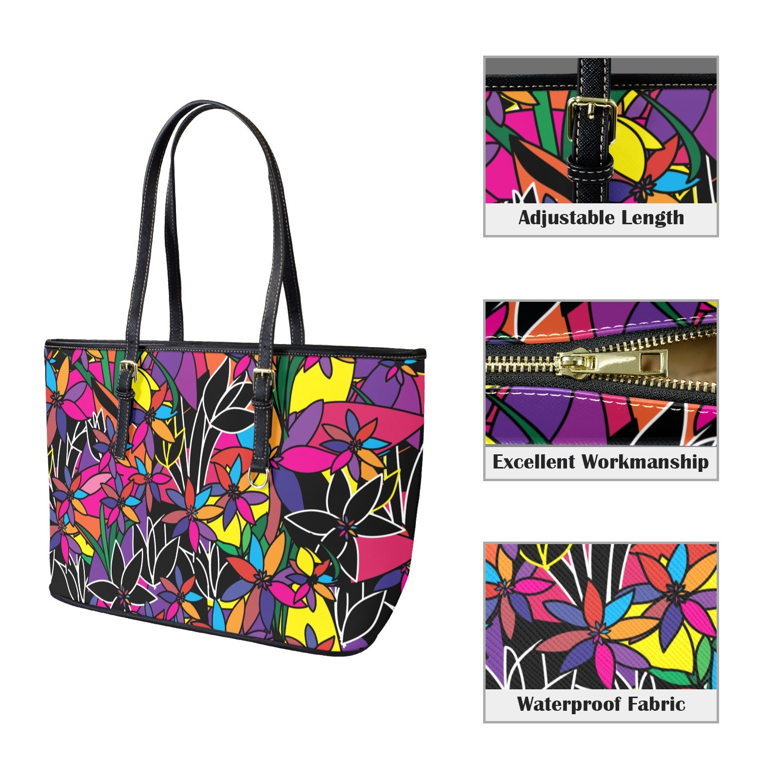 Custom Order) AMMA JO Artwork Series La Fleur Tote