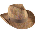 Wired Rim Brown and Multicolor Cowboy Hat