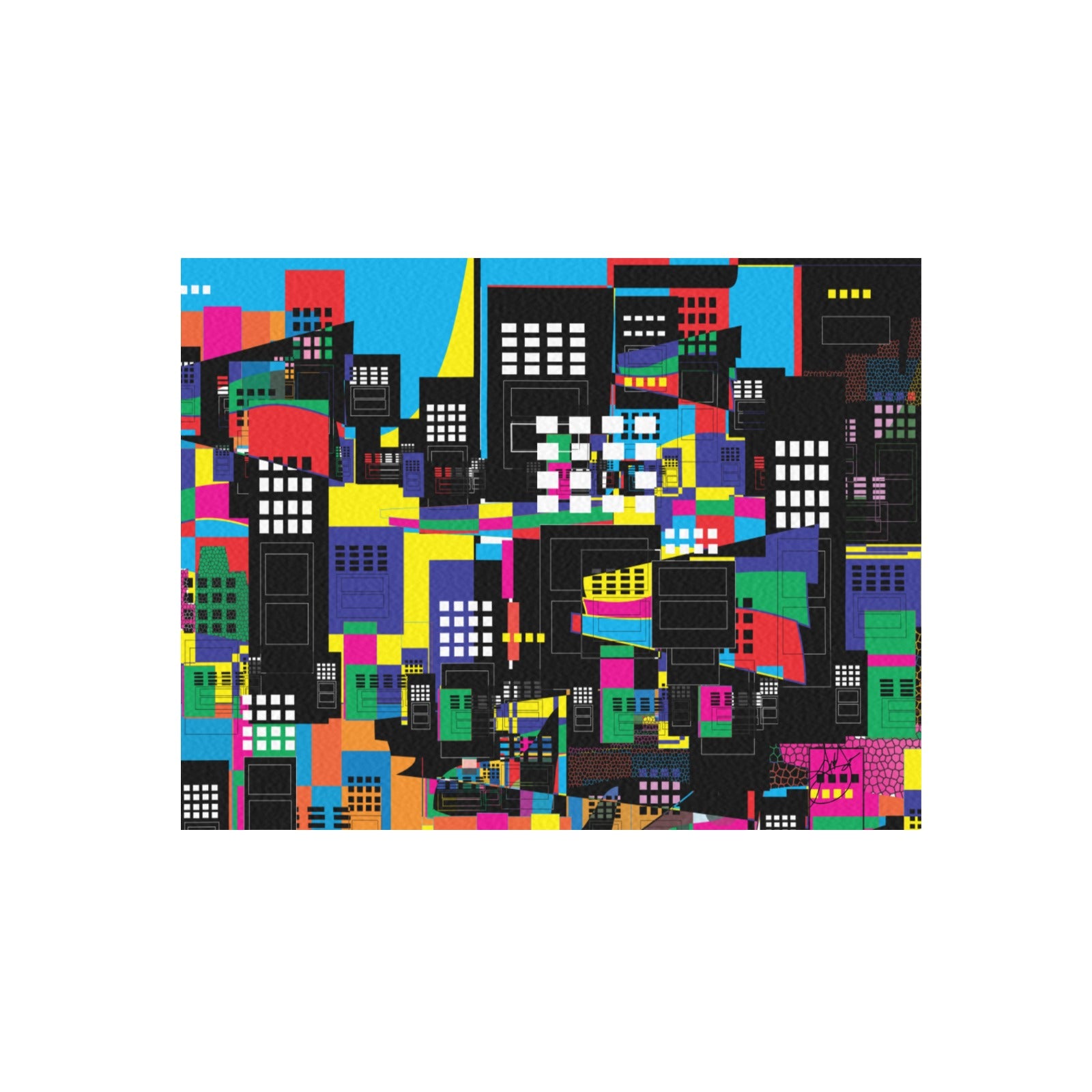 (Custom Order) City Obsession Canvas Print 36"x24"