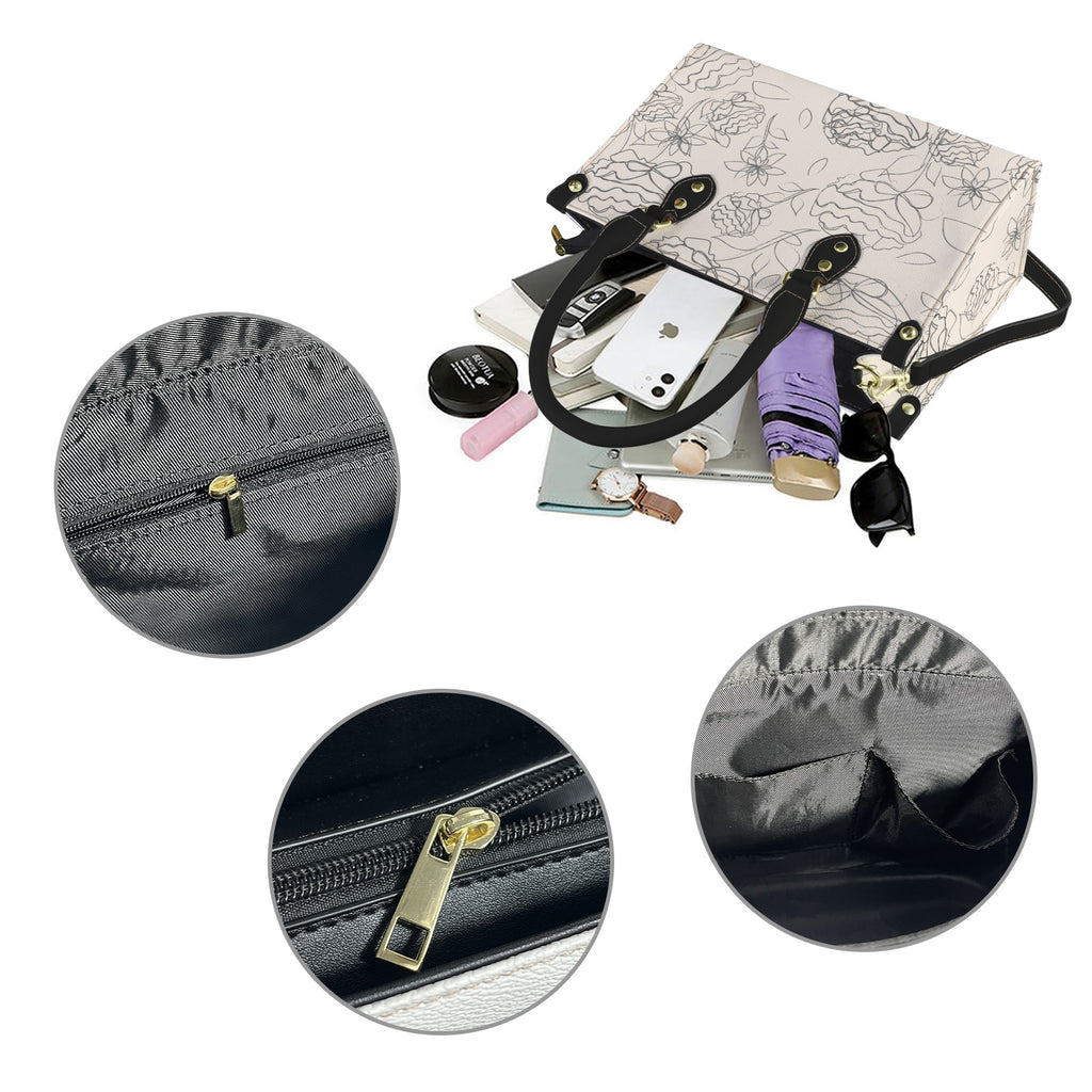 Artwork Shoulder Bag - Winter White Stencil