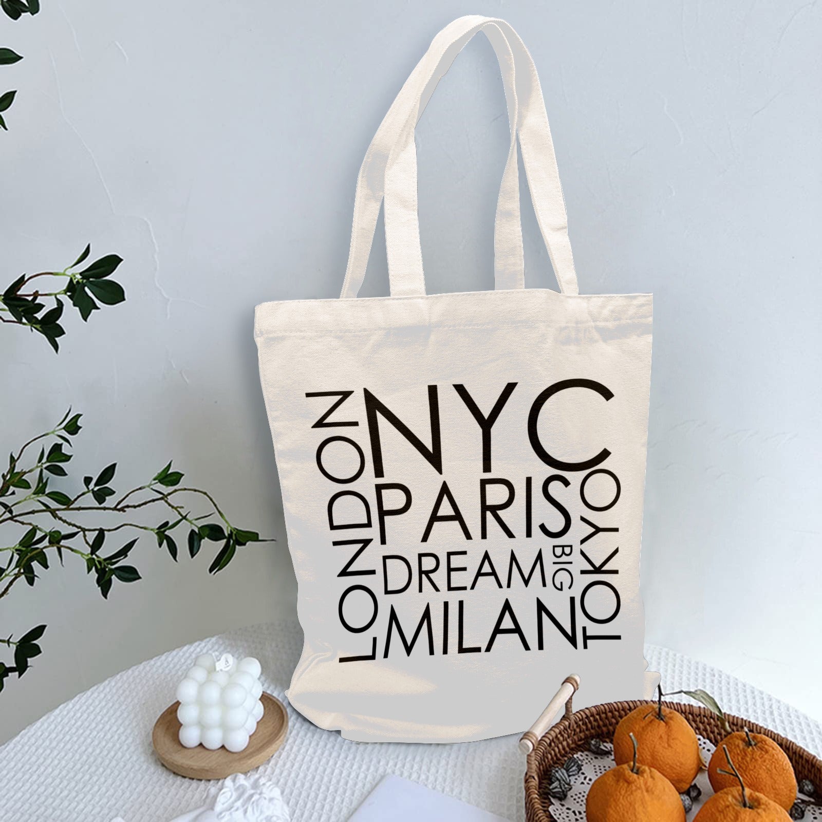 AMMA JO Artwork Canvas Bag (Fashion Road NYC)