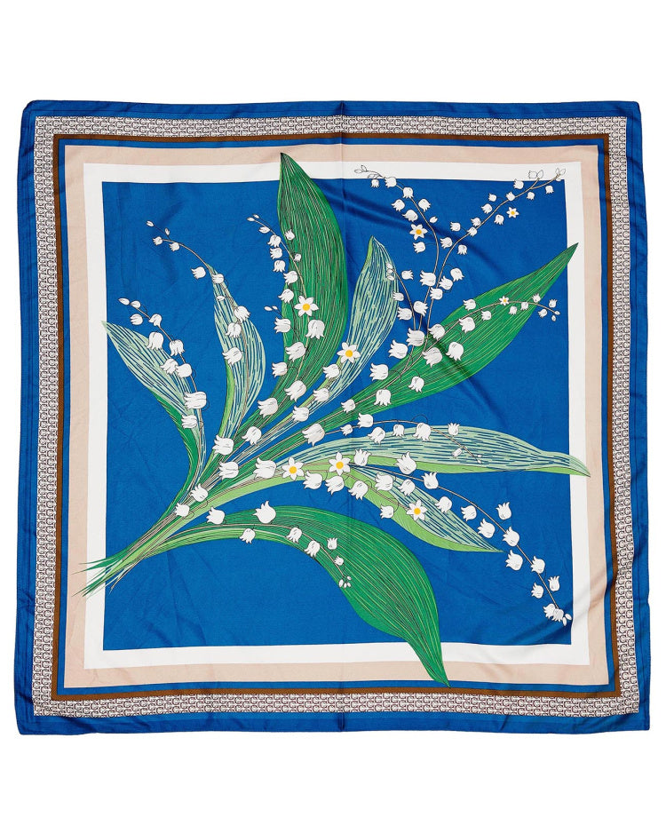 Green and Blue Gardens Scarf
