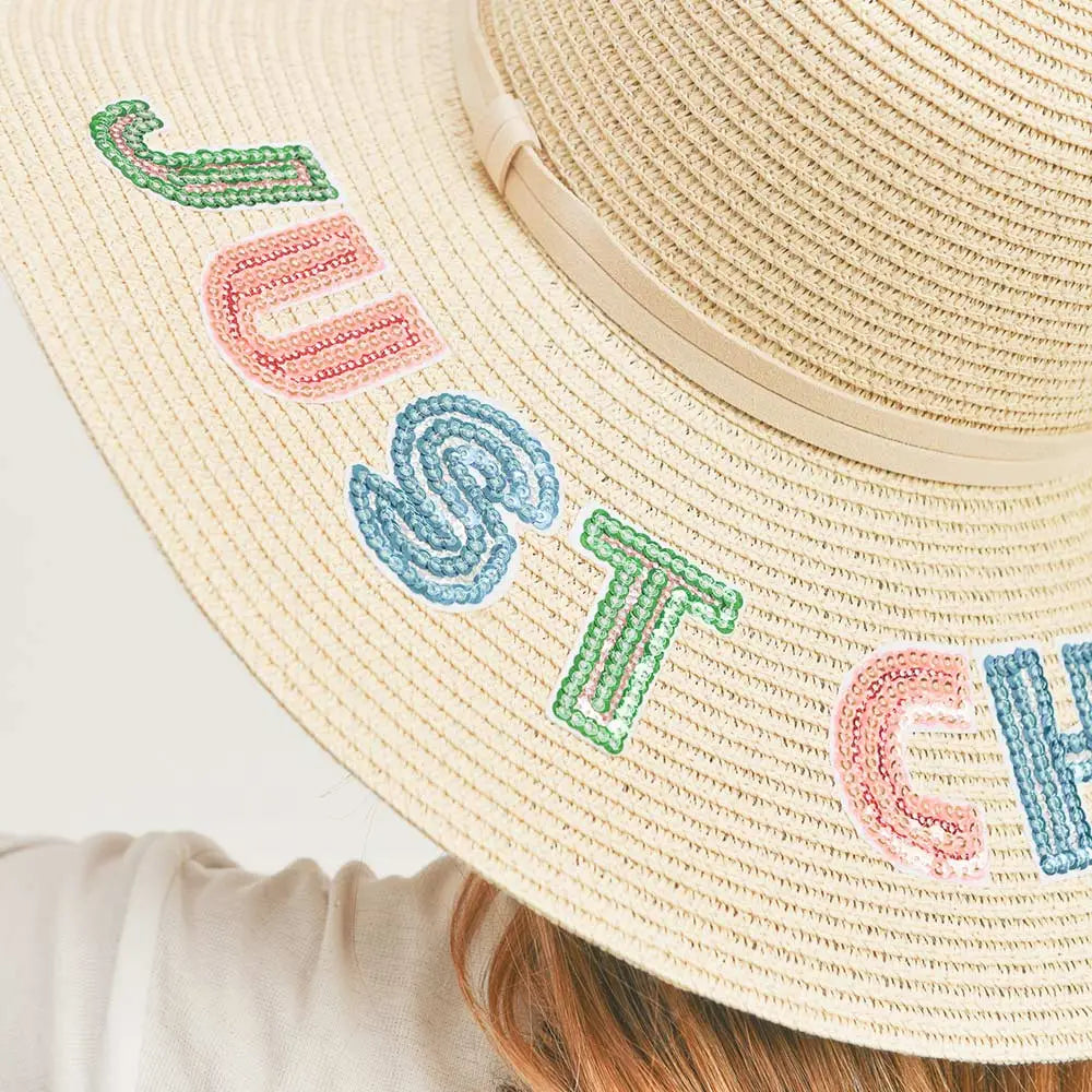Just Chill Out Beach Panama Hat