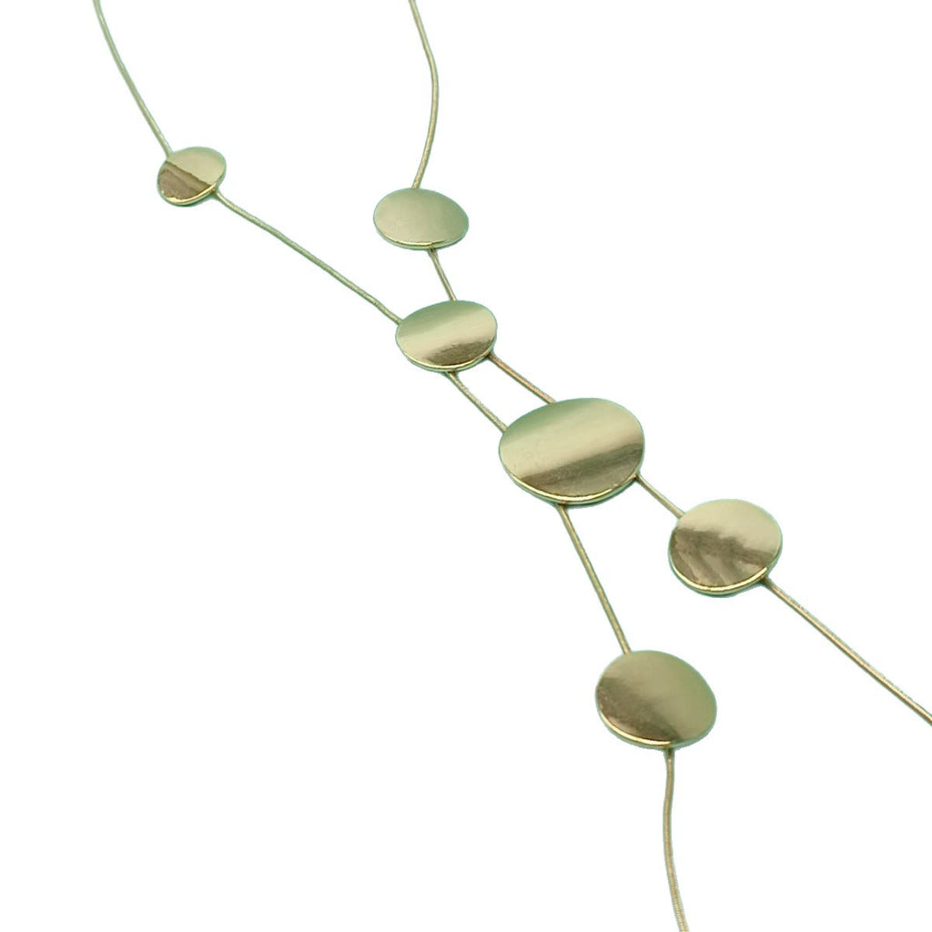 Gold Coin Layered Necklace