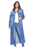 Denim Duster - Medium Wash