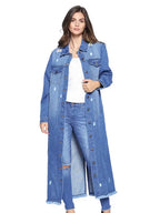 Denim Duster - Medium Wash