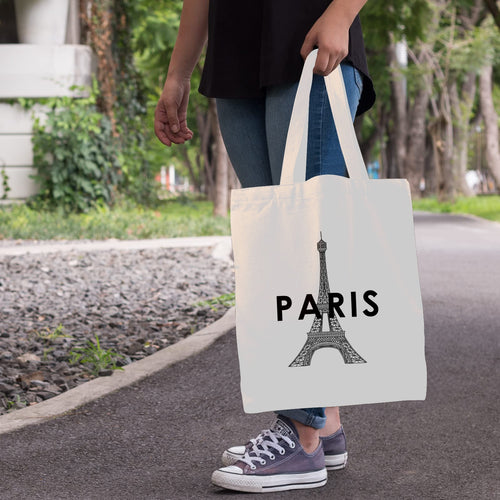 AMMA JO Artwork Canvas Bag (Paris Amour)