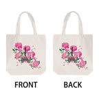 AMMA JO Artwork Canvas Bag (Peony Paris)