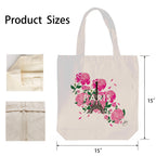 AMMA JO Artwork Canvas Bag (Peony Paris)