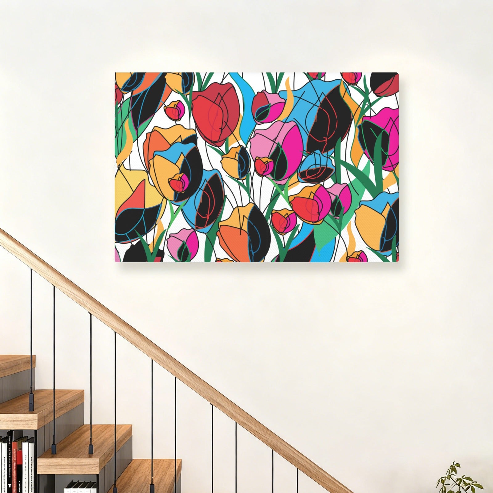 (Custom Order) Tulip Canvas Frame Canvas Print 36"x24"
