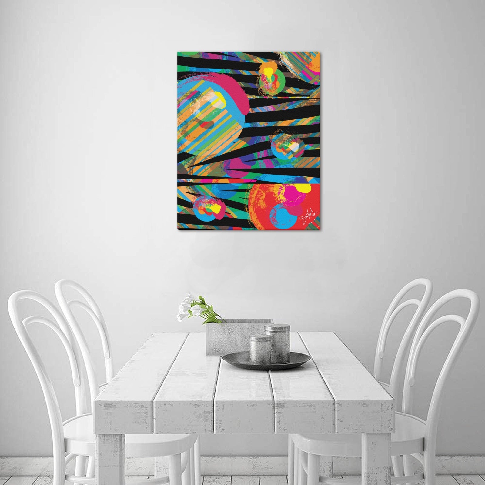(Custom Order) AMMA JO ARTWORK WILD THING OFFICE Canvas Print 16"x20"