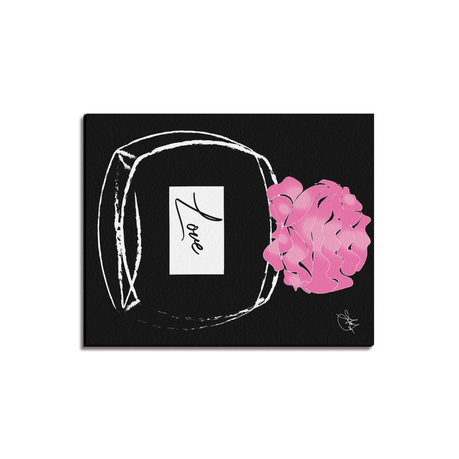 (Custom Order) AMMA JO ARTWORK LOVE ART Office PRINT Frame Canvas Print 16"x20"
