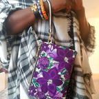 AMMA JO Mulberry Dreams Manhattan Wallet Clutch