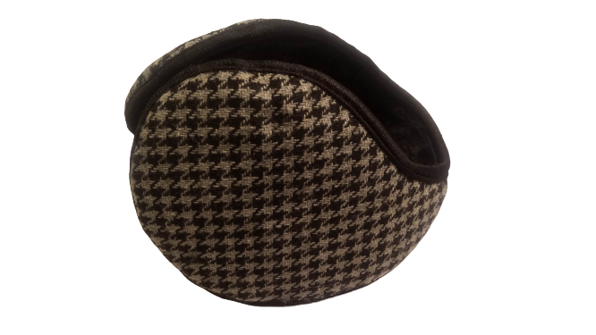 Houndstooth Wrap Earmuffs