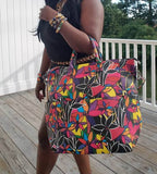 AMMA JO La Fleur Satchel Tote