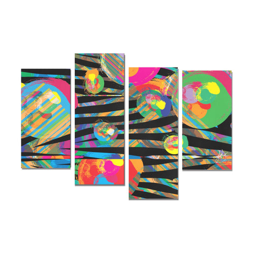 AMMA JO ARTWORK - “Wild Thing” 4 Pc Exclusive Canvas