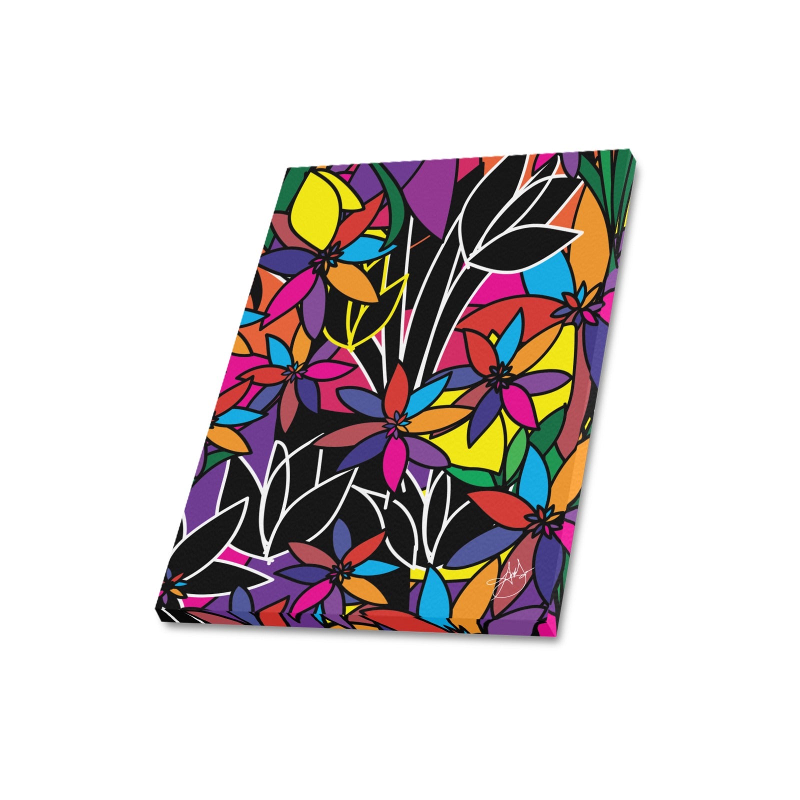 (Custom Order) AMMA JO ARTWORK LA FLEUR OFFICE PRINT Frame Canvas Print 16"x20"