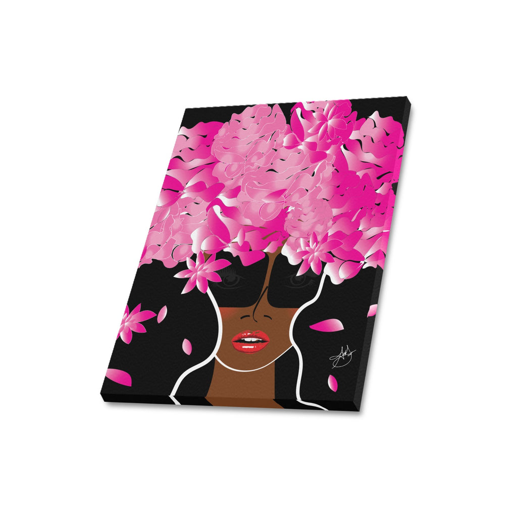 (Custom Order) AMMA JO Cocoa Peony Office Frame Canvas Print 16"x20"