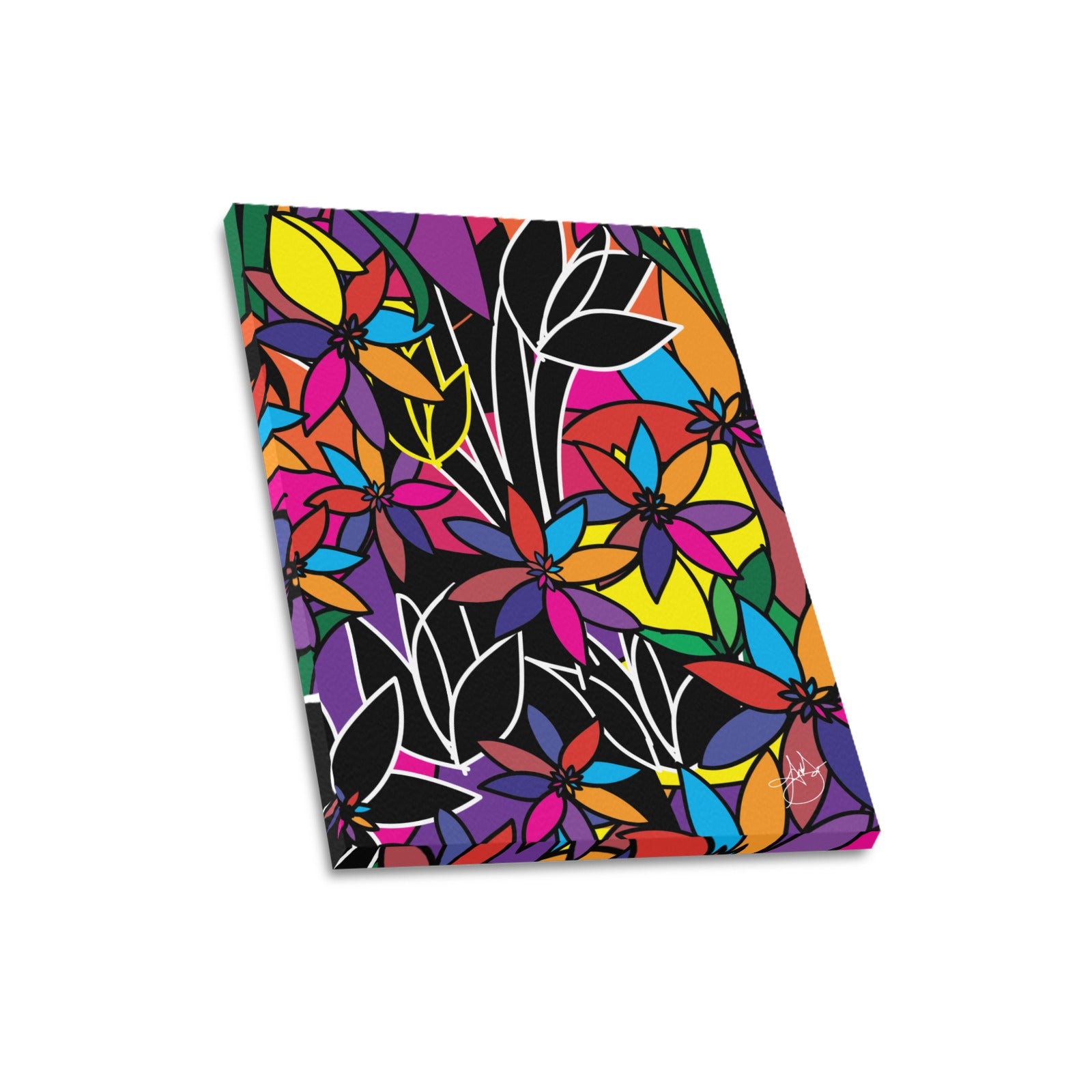 (Custom Order) AMMA JO ARTWORK LA FLEUR OFFICE PRINT Frame Canvas Print 16"x20"