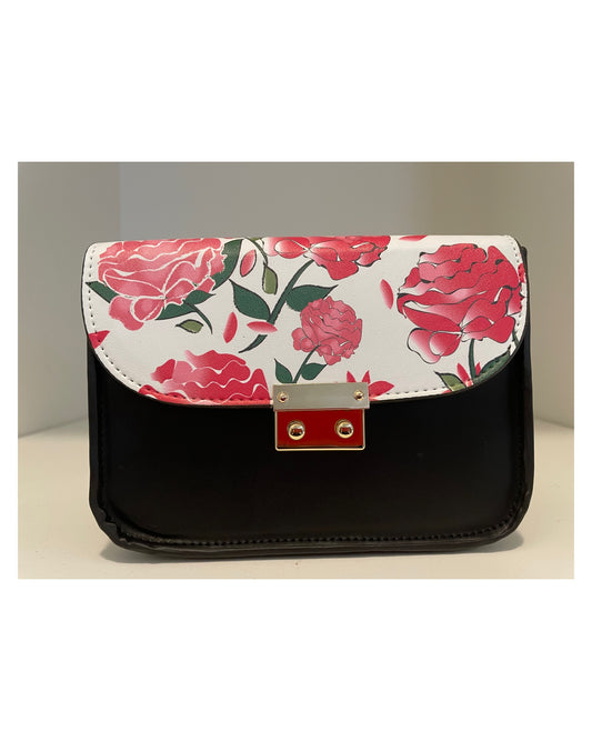 Custom Order- AMMA JO Nina Crossbody Bag - Peony Blanc