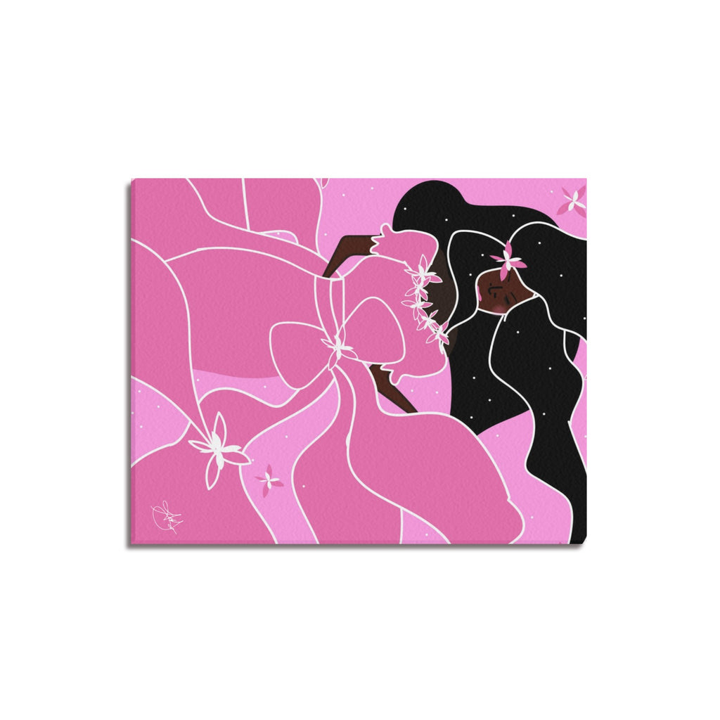 (Custom Order) AMMA JO ARTWORK COCOA ROSE Office Print 16 X 20 Frame Canvas Print 16"x20"
