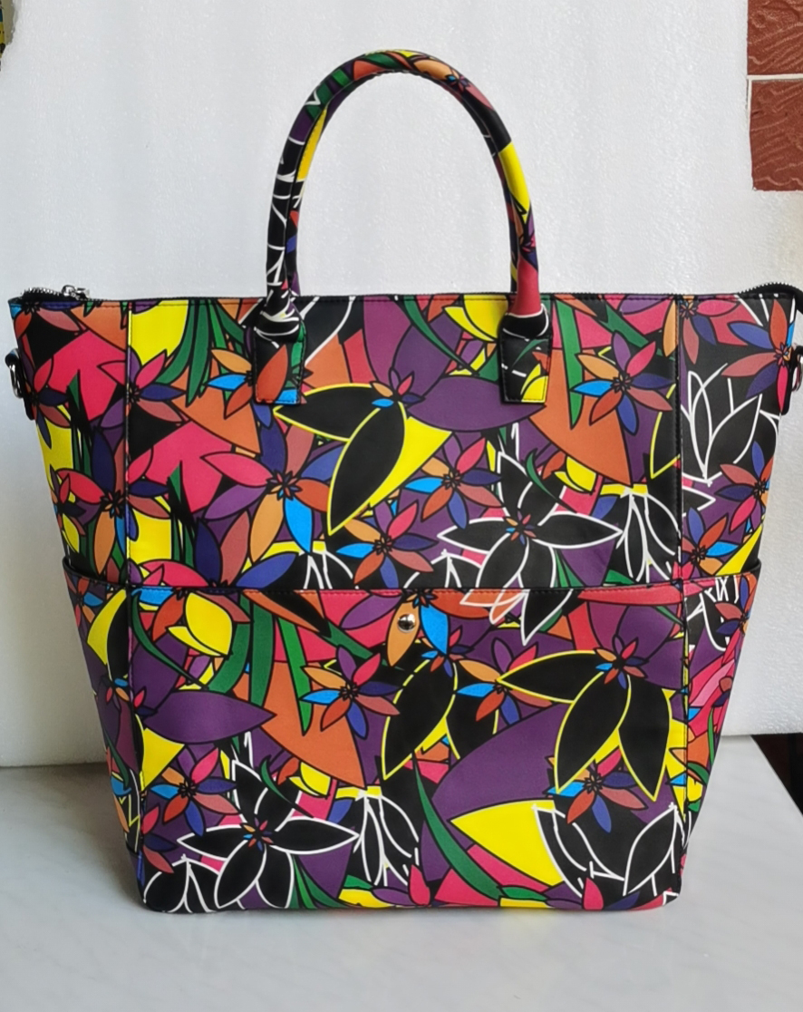 AMMA JO La Fleur Satchel Tote