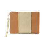 Color Blocked Spring Clutch
