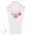AMMA JO BELLISSIMO - Made in Italy - Florita Necklace Red Gold