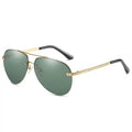 Cool Envy Green Aviator Style AMMA JO Sunglasses