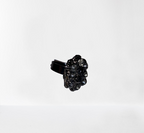 Dark Grey Oval Fall Cocktail Ring
