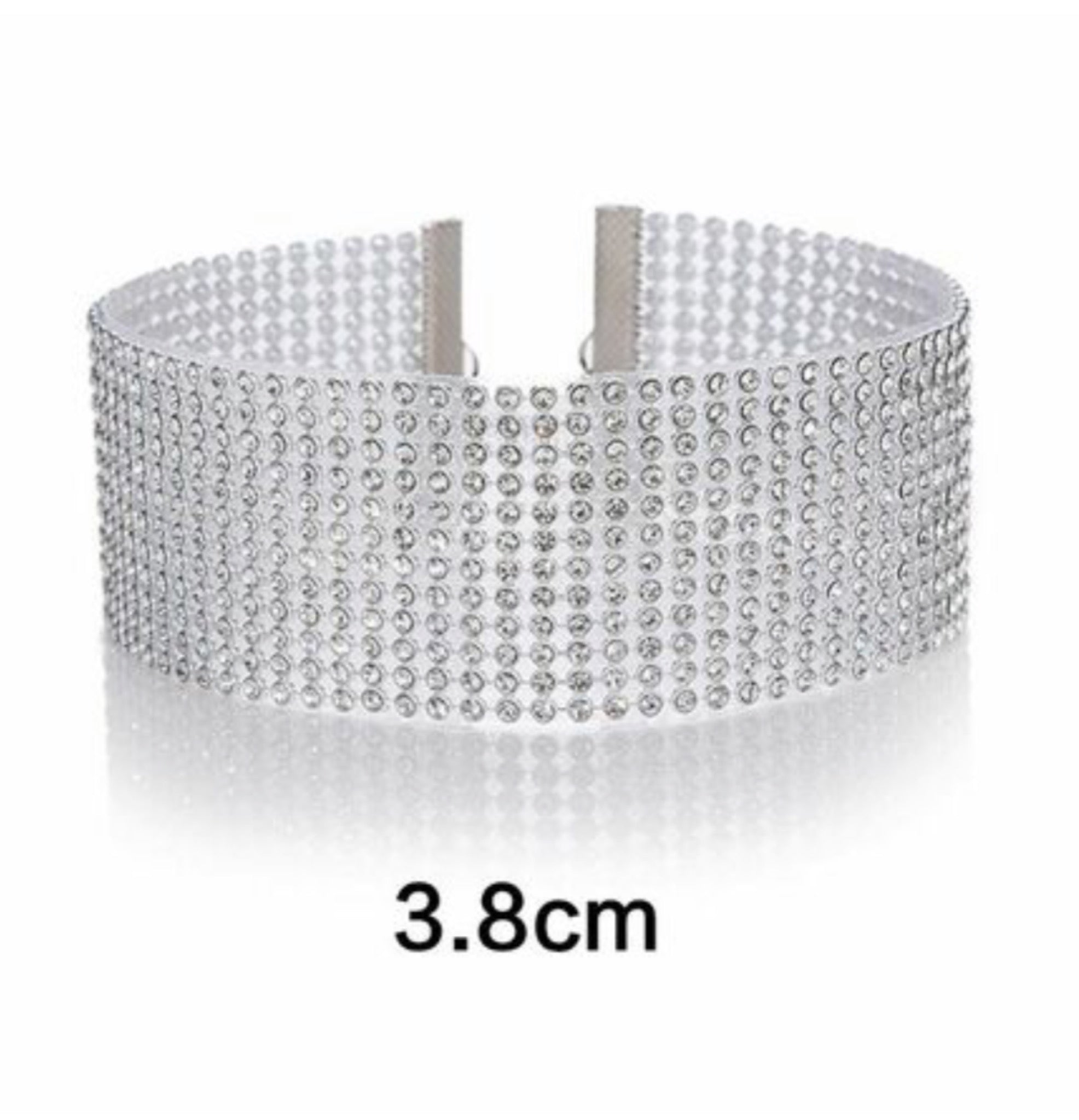 Faux Crystal Bling Rhinestone Choker