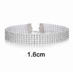 Faux Crystal Bling Rhinestone Choker
