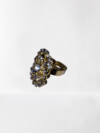 Gold Oval Fall Cocktail Ring