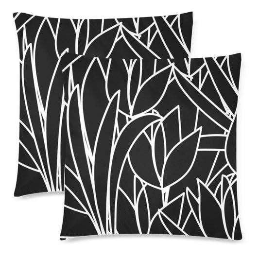 Custom Order - AMMA JO La Fleur Noire Pillow Set