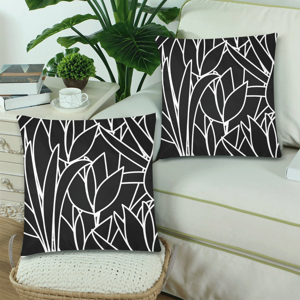 Custom Order - AMMA JO La Fleur Noire Pillow Set