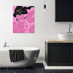 (Custom Order) AMMA JO ARTWORK COCOA ROSE Office Print 16 X 20 Frame Canvas Print 16"x20"