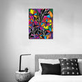 (Custom Order) AMMA JO ARTWORK LA FLEUR OFFICE PRINT Frame Canvas Print 16"x20"