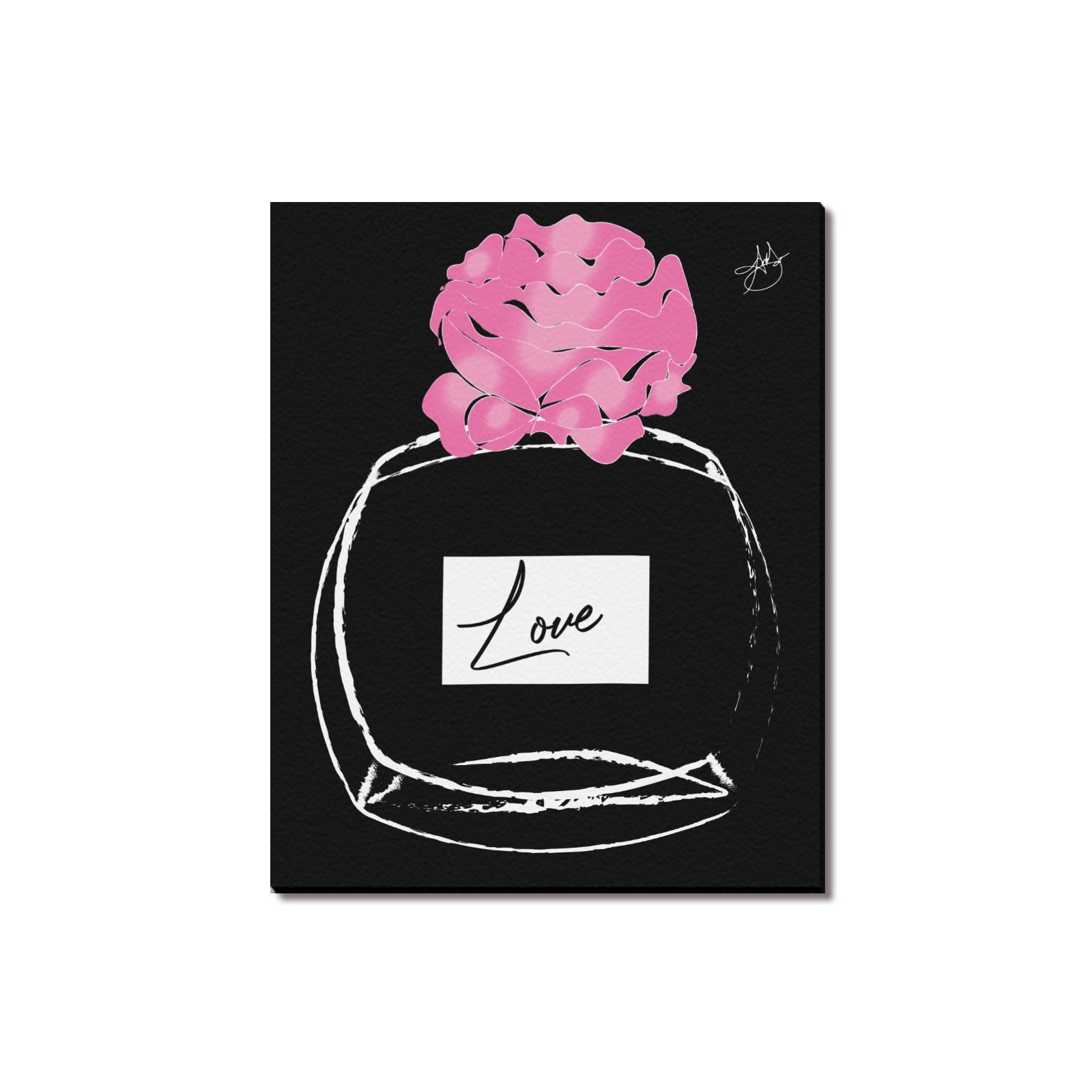 (Custom Order) AMMA JO ARTWORK LOVE ART Office PRINT Frame Canvas Print 16"x20"