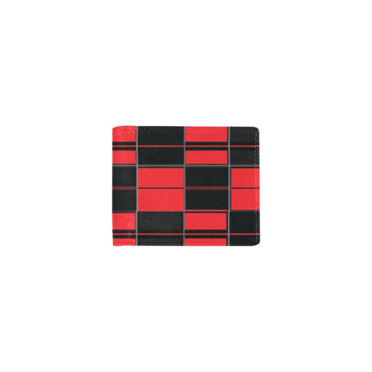 Men's Bifold Wallet - AMMA JO Red Tartan