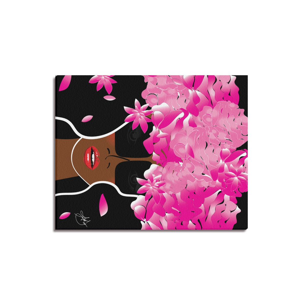 (Custom Order) AMMA JO Cocoa Peony Office Frame Canvas Print 16"x20"