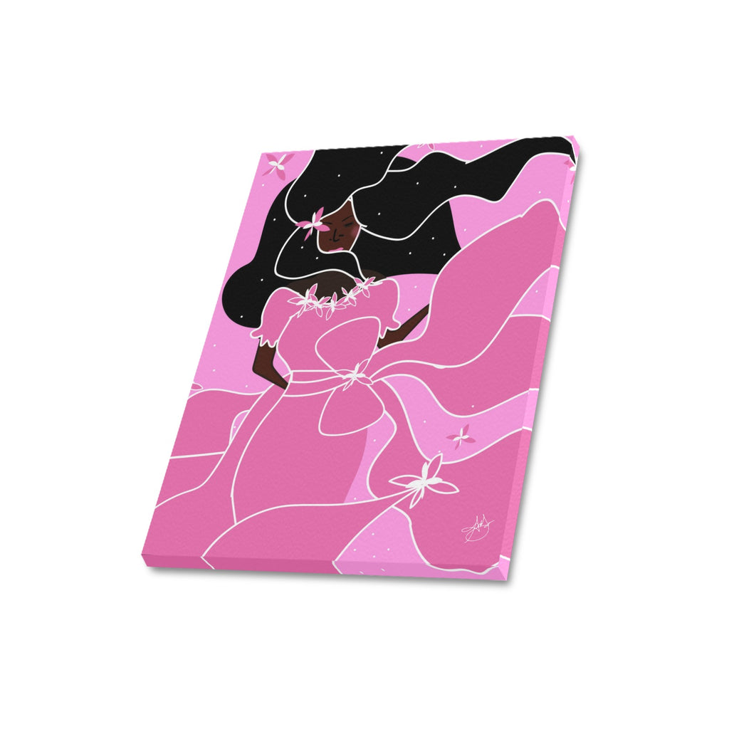 (Custom Order) AMMA JO ARTWORK COCOA ROSE Office Print 16 X 20 Frame Canvas Print 16"x20"