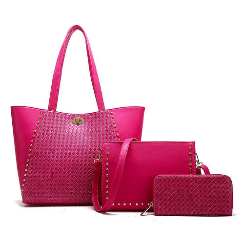 Hot Pink Handbag Set